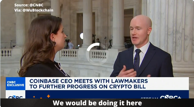 Из-за неопределённости с законами Coinbase может перенести бизнес за пределы США